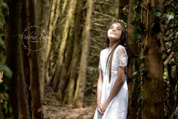 Sesja komunijna - tulipanowa